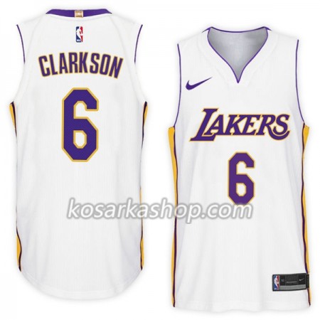 Dres Los Angeles Lakers Jordan Clarkson 6 Nike 2017-18 Bijela Swingman